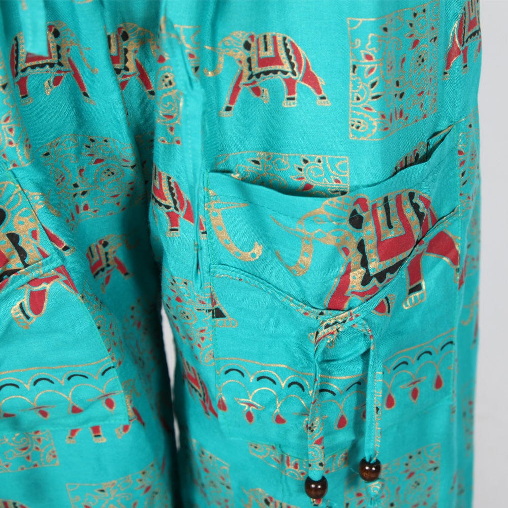Foil Print Indian Harem Pants
