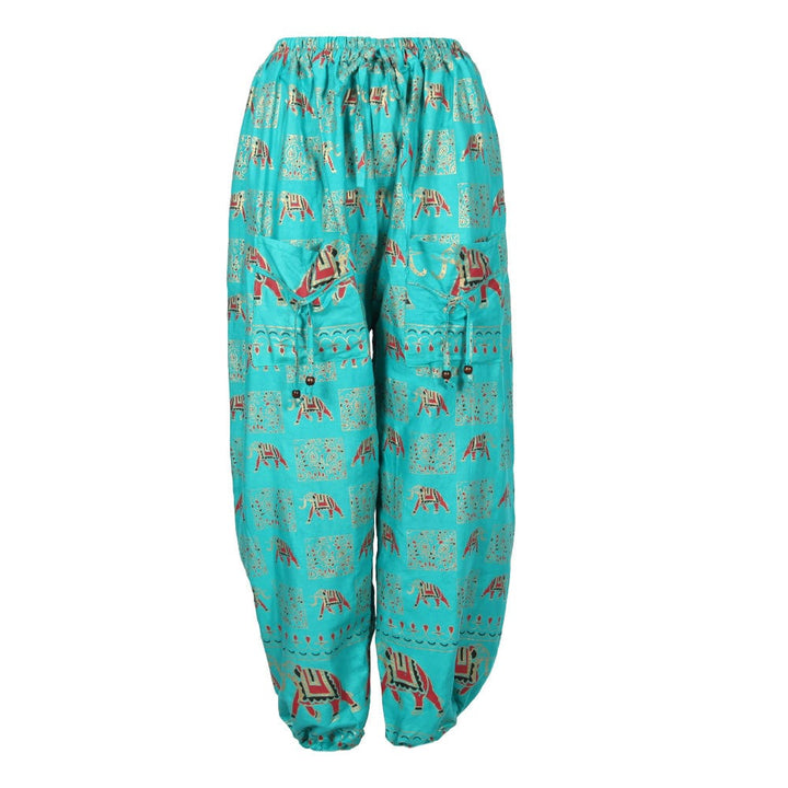 Foil Print Indian Harem Pants