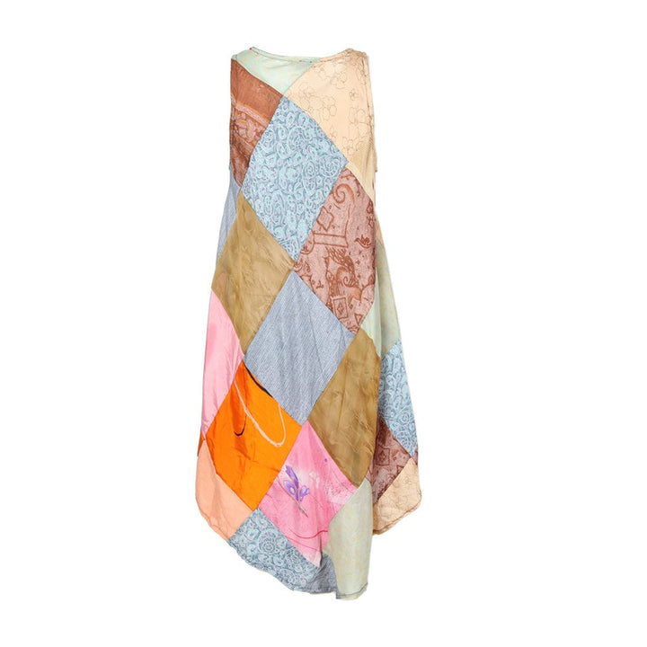 Upcycled Sari Patchwork Dress..