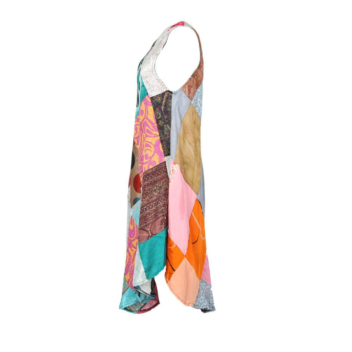 Upcycled Sari Patchwork Dress..