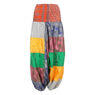 Recycled Sari Patchwork Harem Pants