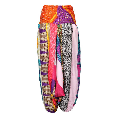Recycled Sari Patchwork Harem Pants