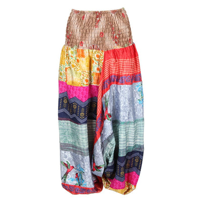 Recycled Sari Patchwork Harem Pants