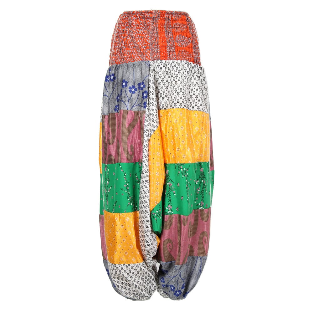 Recycled Sari Patchwork Harem Pants