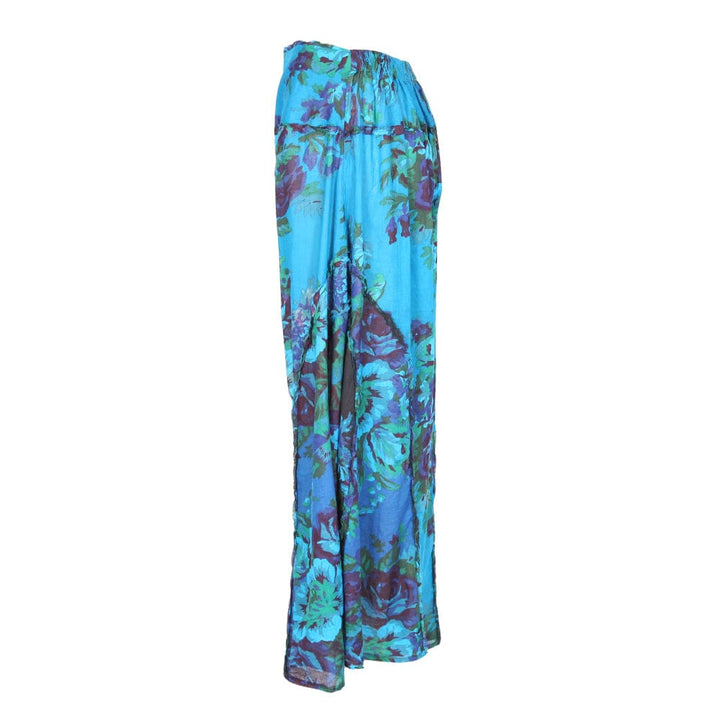 Floral Wide Leg Trousers