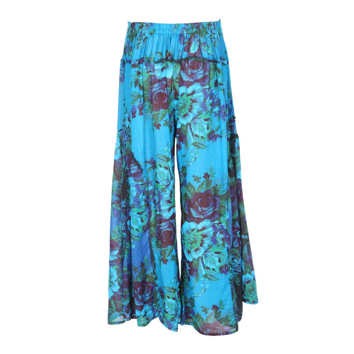 Floral Wide Leg Trousers