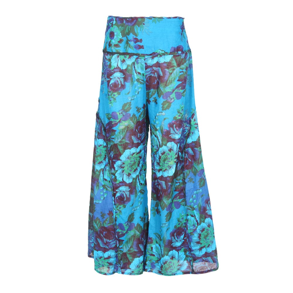 Floral Wide Leg Trousers