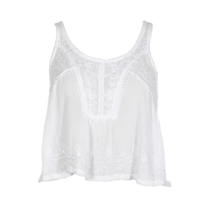 Floaty Embroidered Vest Top