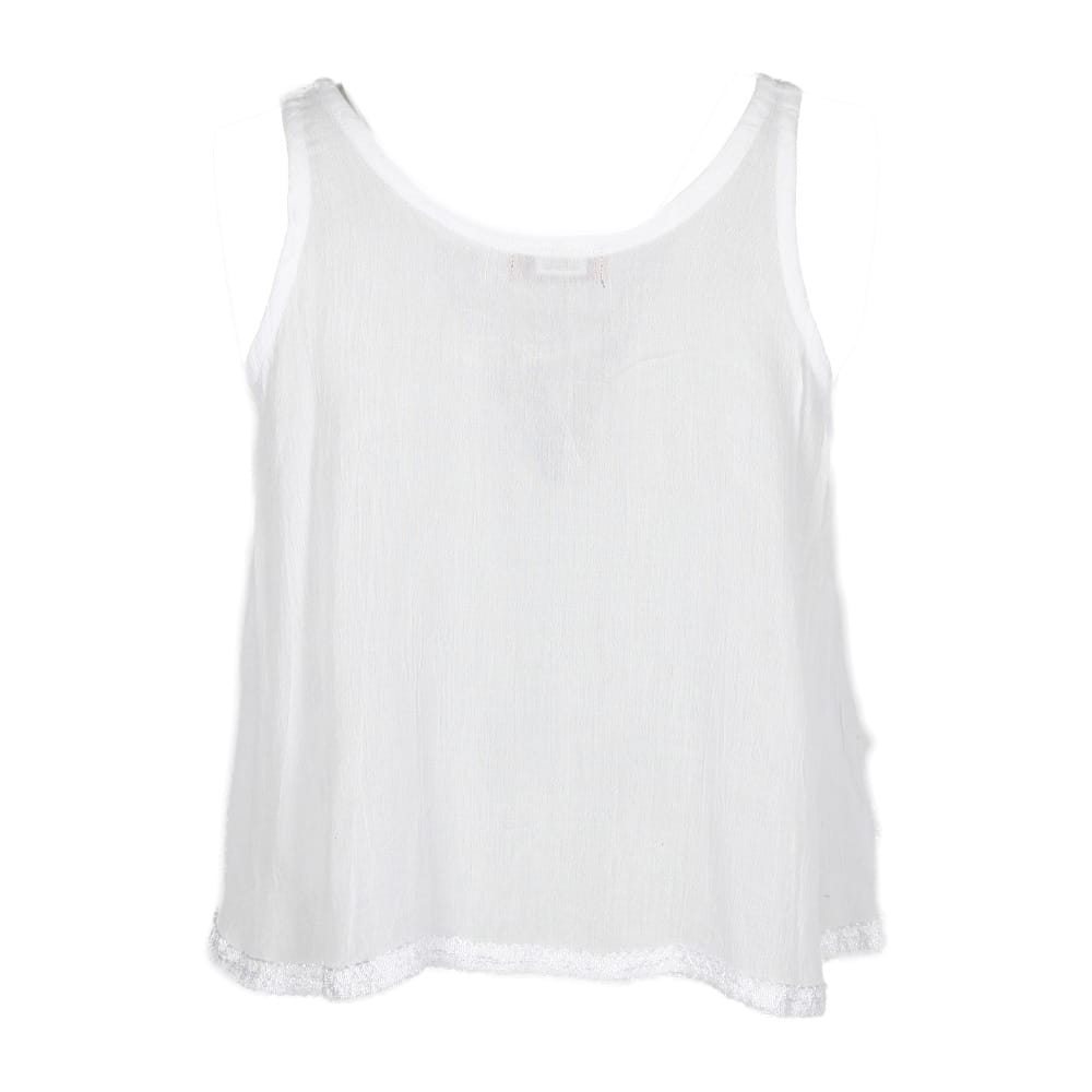 Floaty Embroidered Vest Top
