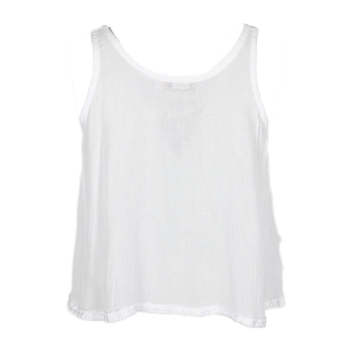 Floaty Embroidered Vest Top