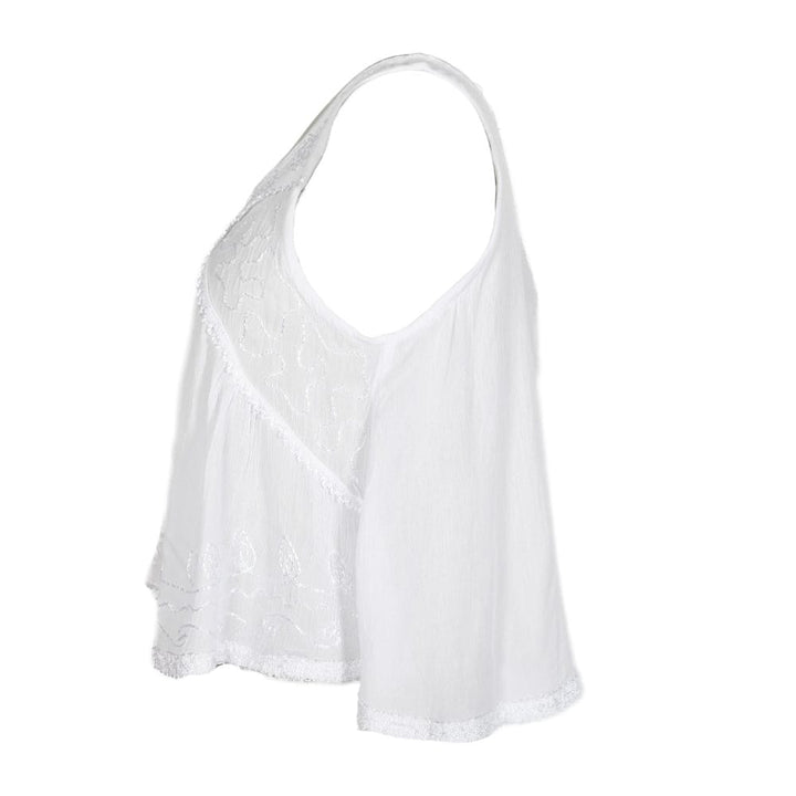 Floaty Embroidered Vest Top