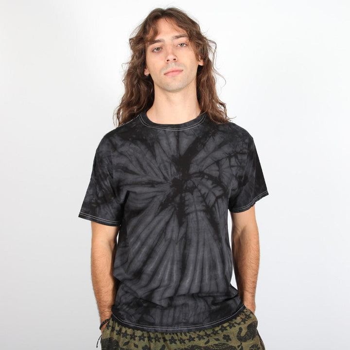Ice Black Tie Dye T Shirt