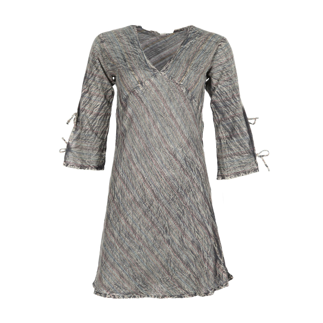 Stripe Cotton Mini Dress