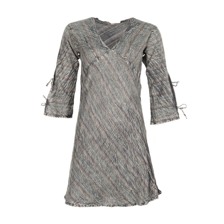 Stripe Cotton Mini Dress