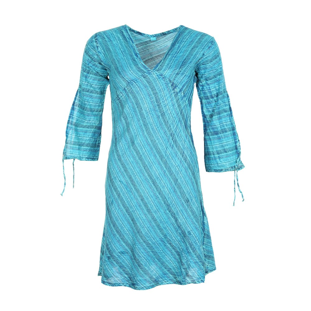 Stripe Cotton Mini Dress