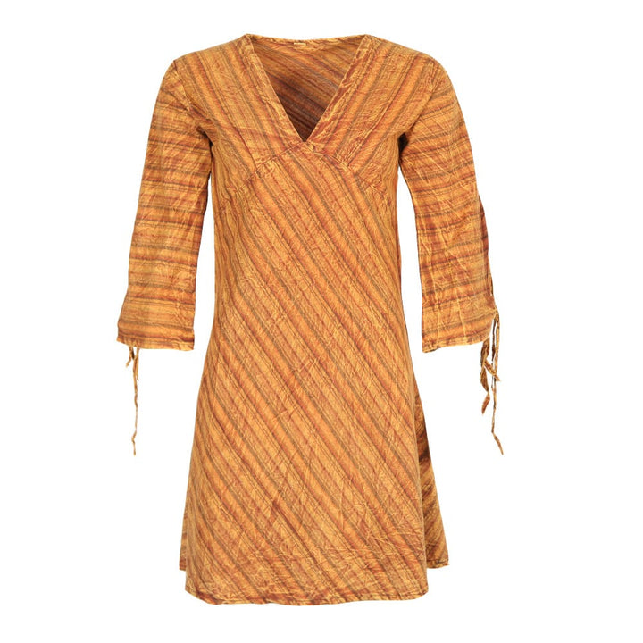 Stripe Cotton Mini Dress