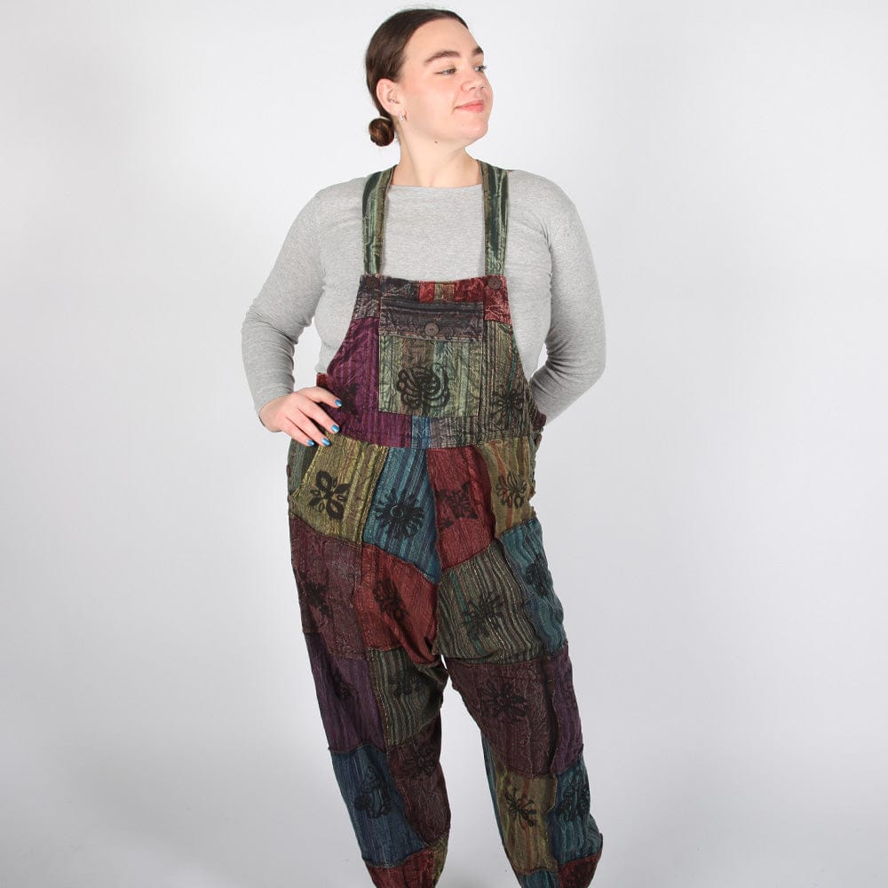 Overdyed Harem Dungarees