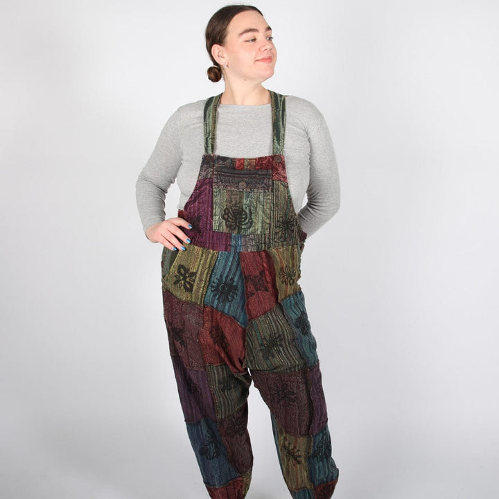 Overdyed Harem Dungarees
