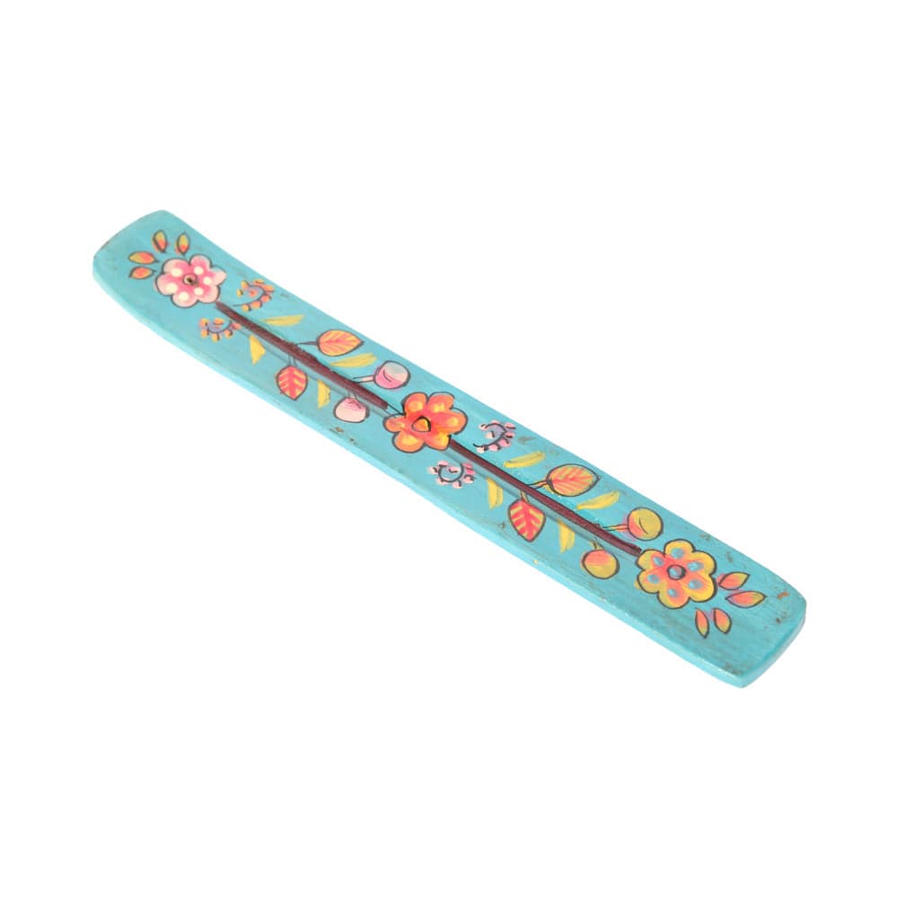 Hand Painted Wooden Incense Holder