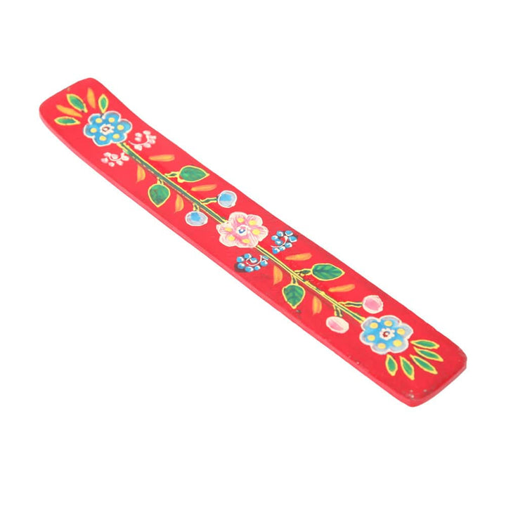 Hand Painted Wooden Incense Holder