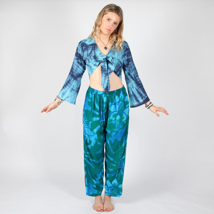 Bali Flower Printed Trousers