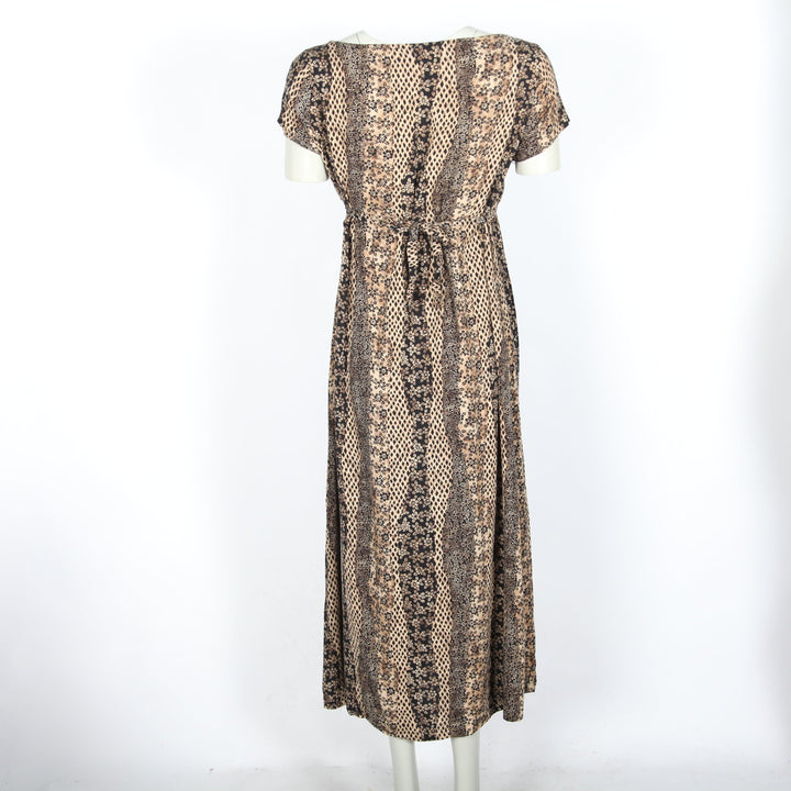 Maxi Floral Short Sleeve Dress