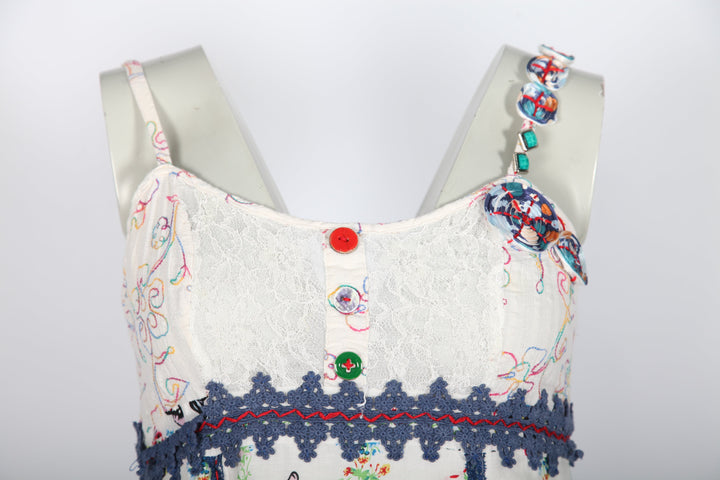 Butterfly Patterned Vintage Dress