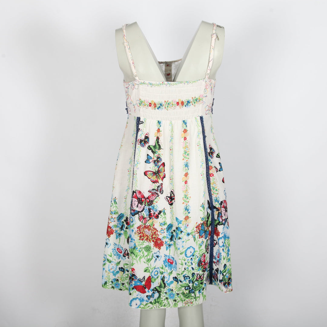 Butterfly Patterned Vintage Dress