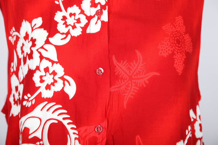 Vintage Sleeveless Shirt Dress