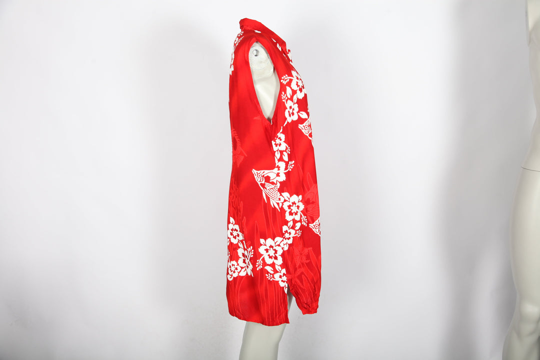Vintage Sleeveless Shirt Dress