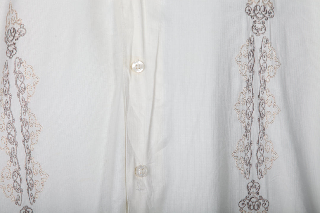 Vintage Embroidered Short Sleeve Shirt