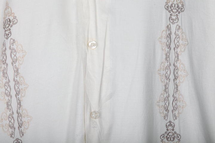 Vintage Embroidered Short Sleeve Shirt