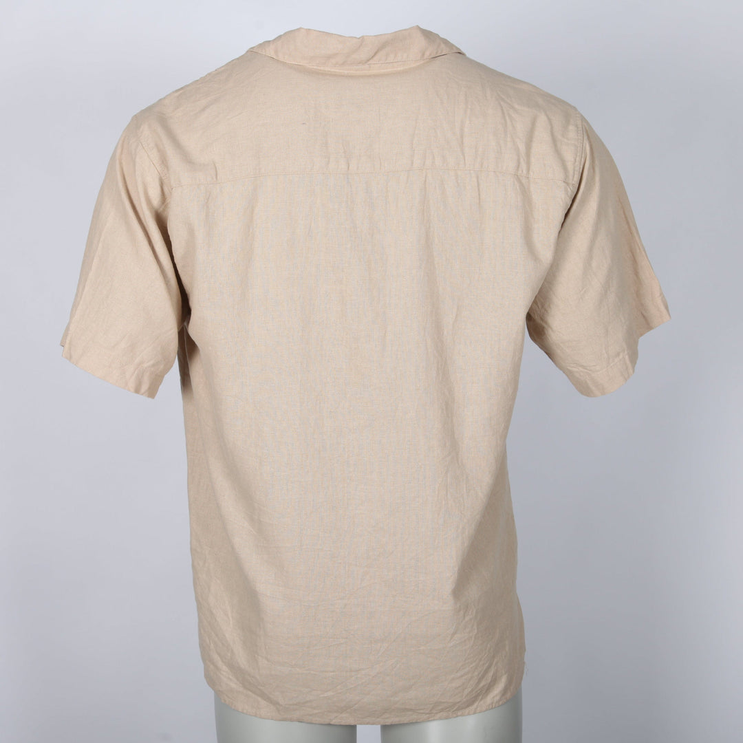 Vintage Beige Short Sleeve Shirt