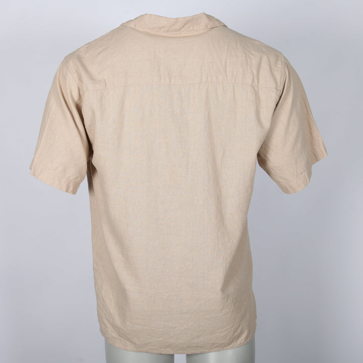 Vintage Beige Short Sleeve Shirt