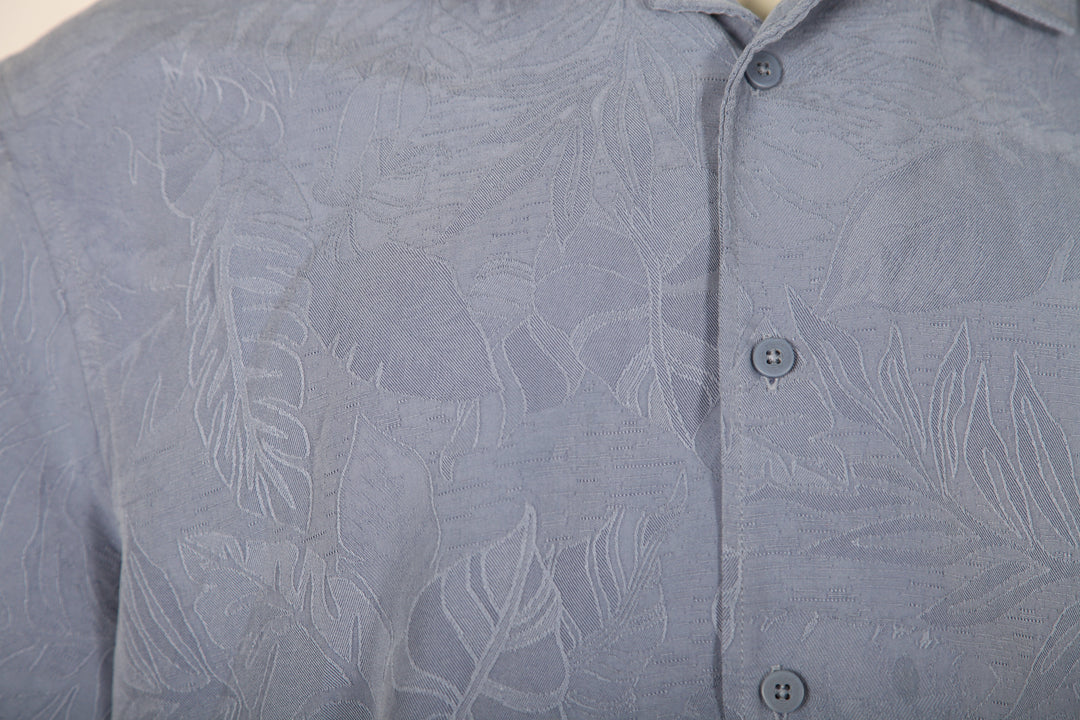 Vintage Soft Blue Short Sleeve Shirt