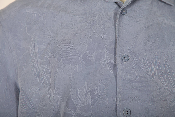 Vintage Soft Blue Short Sleeve Shirt