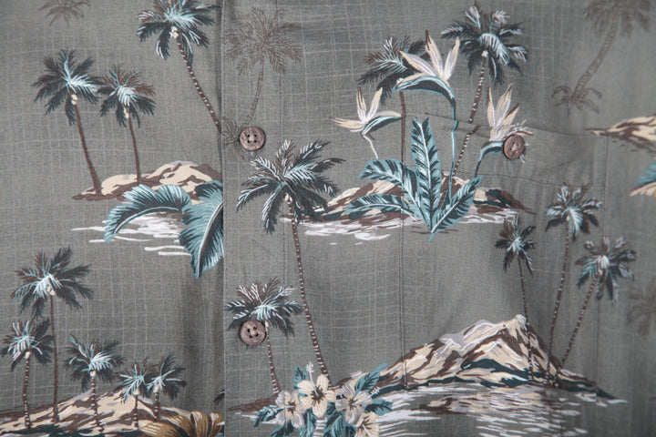Vintage Palm Tree Short Sleeve Shirt