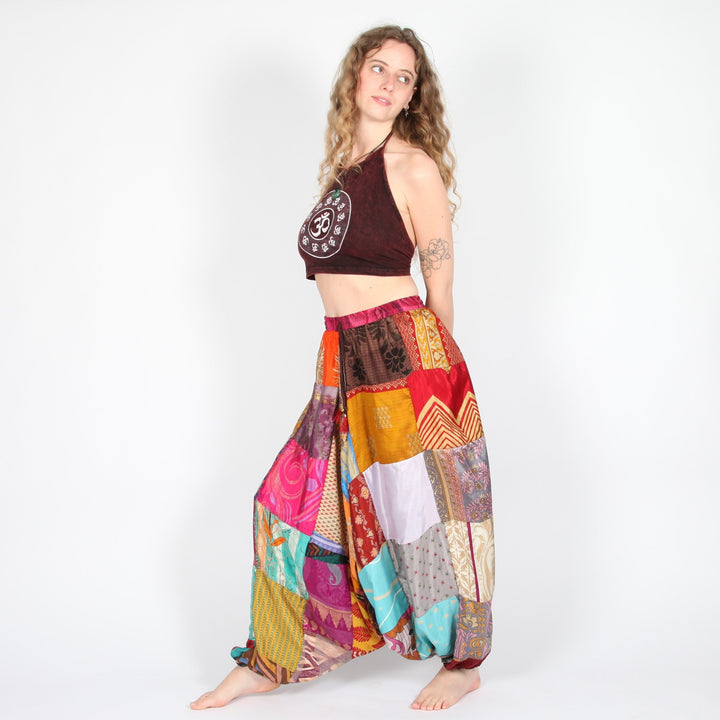 Upcycled Sari Harem Pants