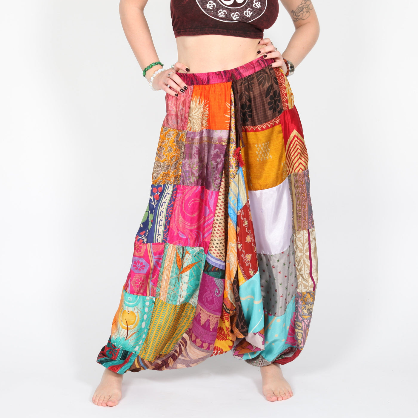 Upcycled Sari Harem Pants