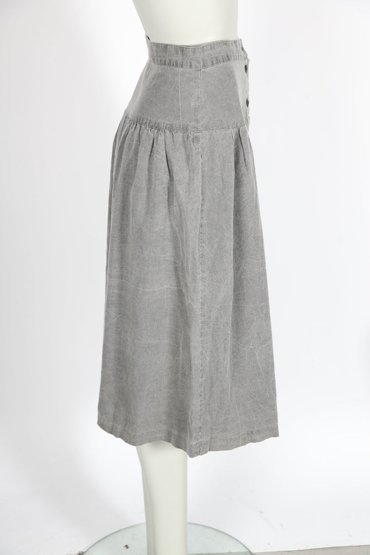 Vintage Julane Button Up Skirt