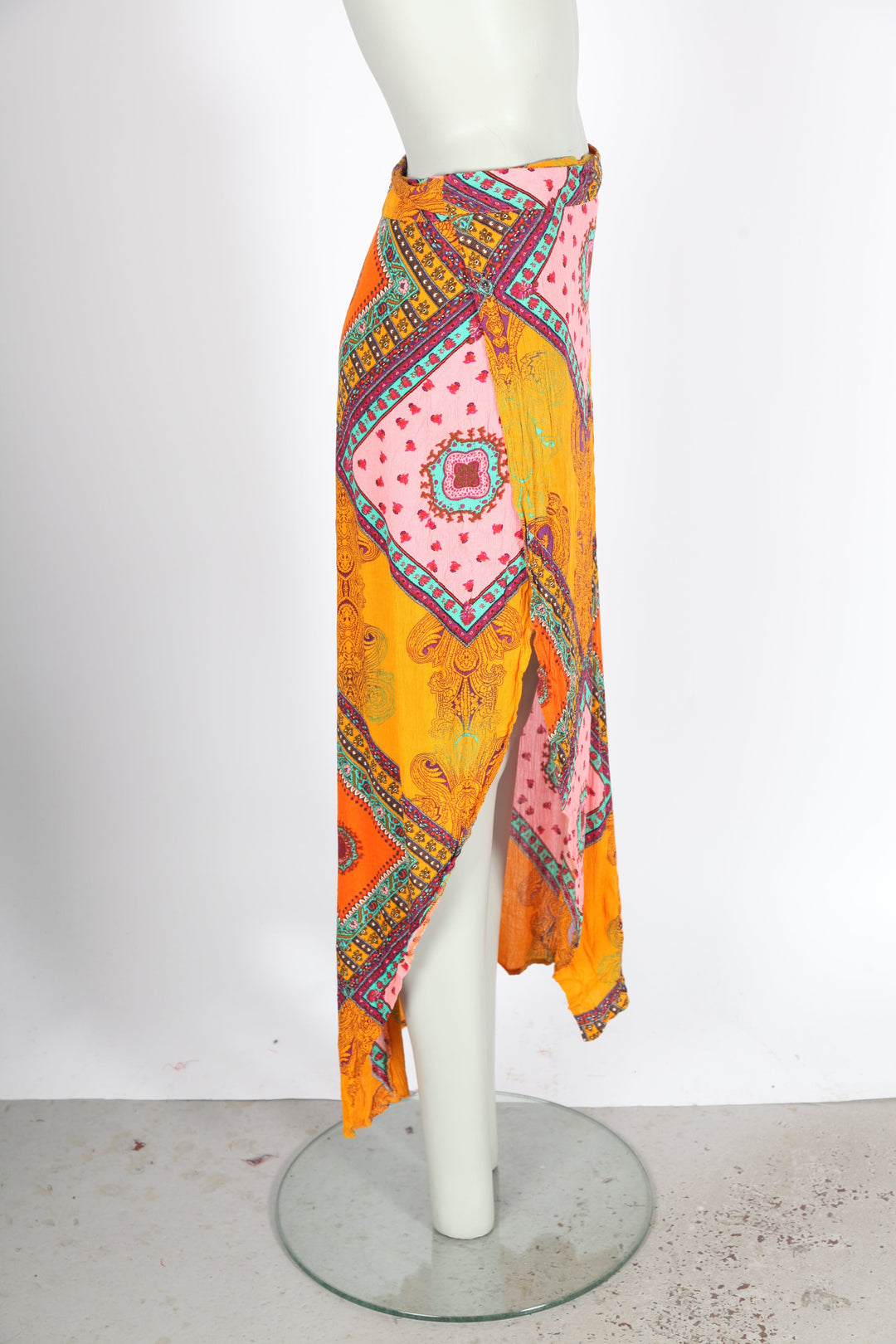 Vintage Boho Wrap Skirt
