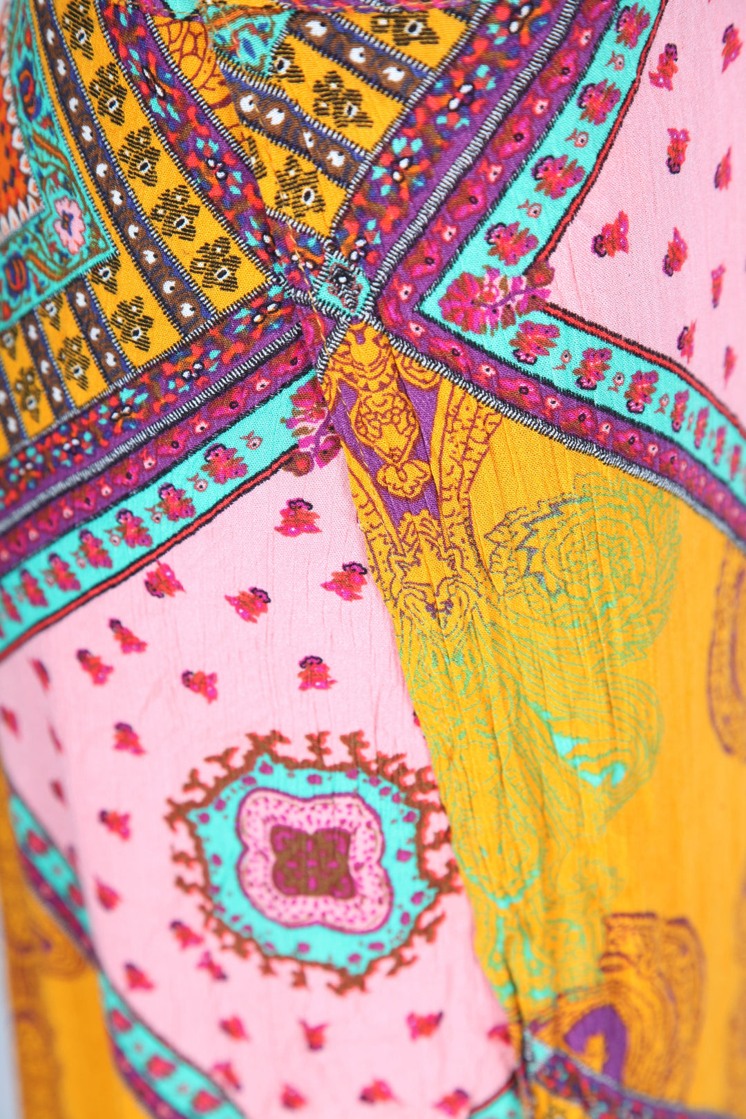 Vintage Boho Wrap Skirt