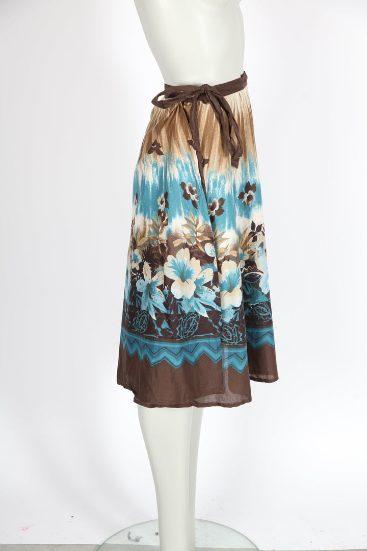 Vintage A Line Midi Skirt
