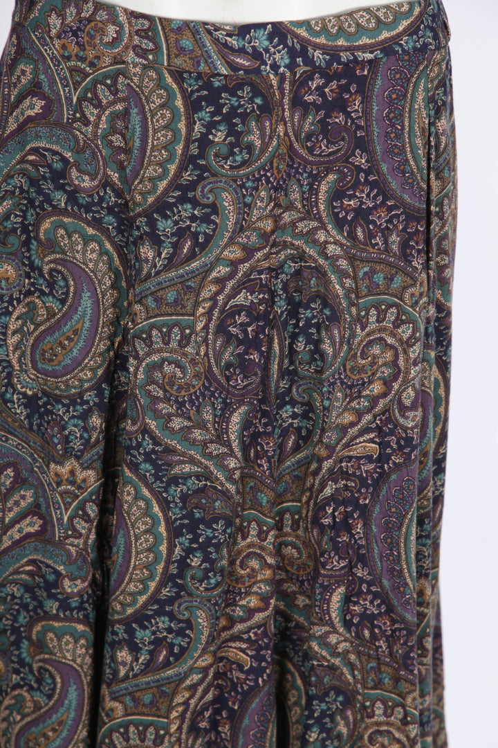 Vintage Paisley Floaty Skirt