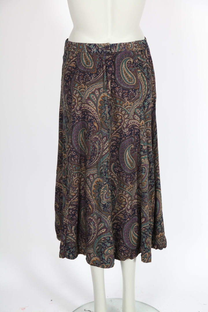 Vintage Paisley Floaty Skirt