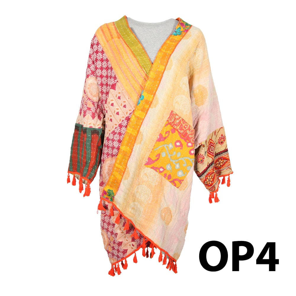 Open Kantha Shrug