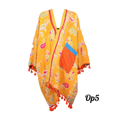 Open Kantha Shrug