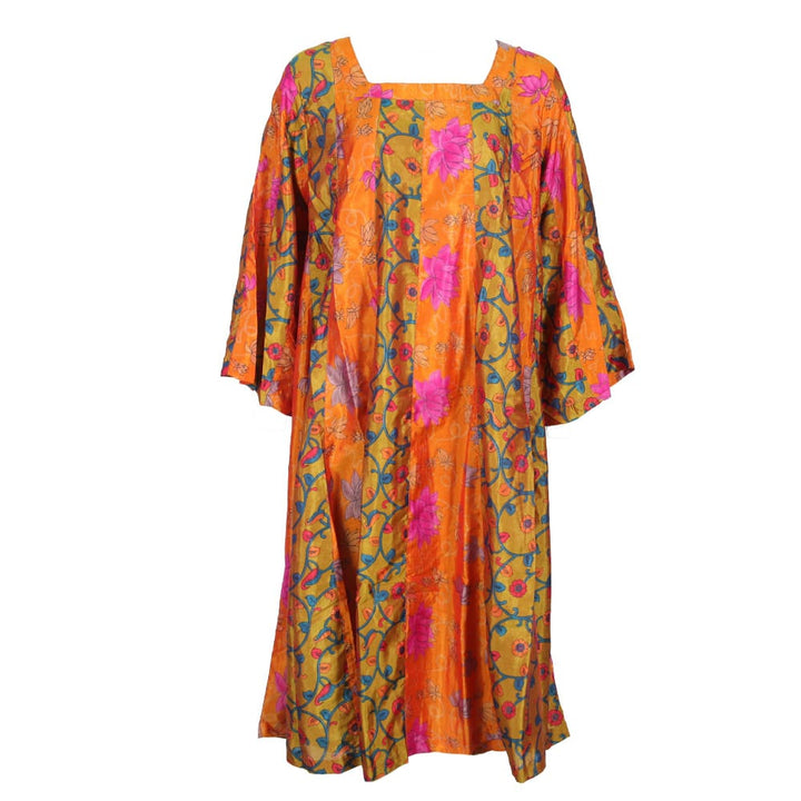 Upcycled Sari Panel Dress