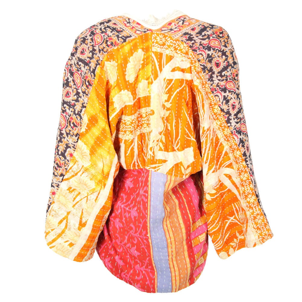 Kantha Fringed Jacket
