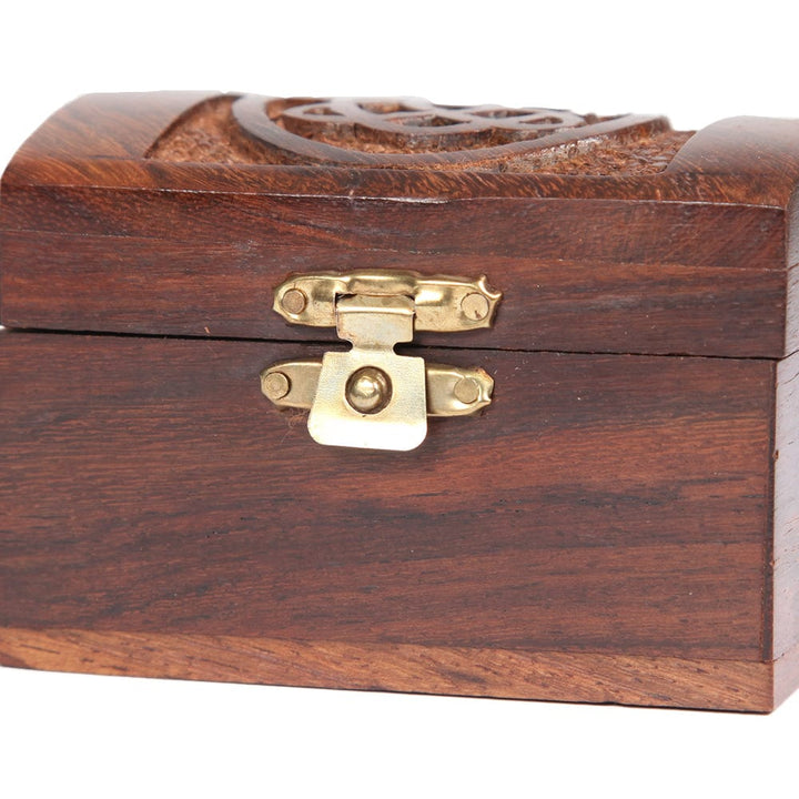 Carved Wooden Mini Box